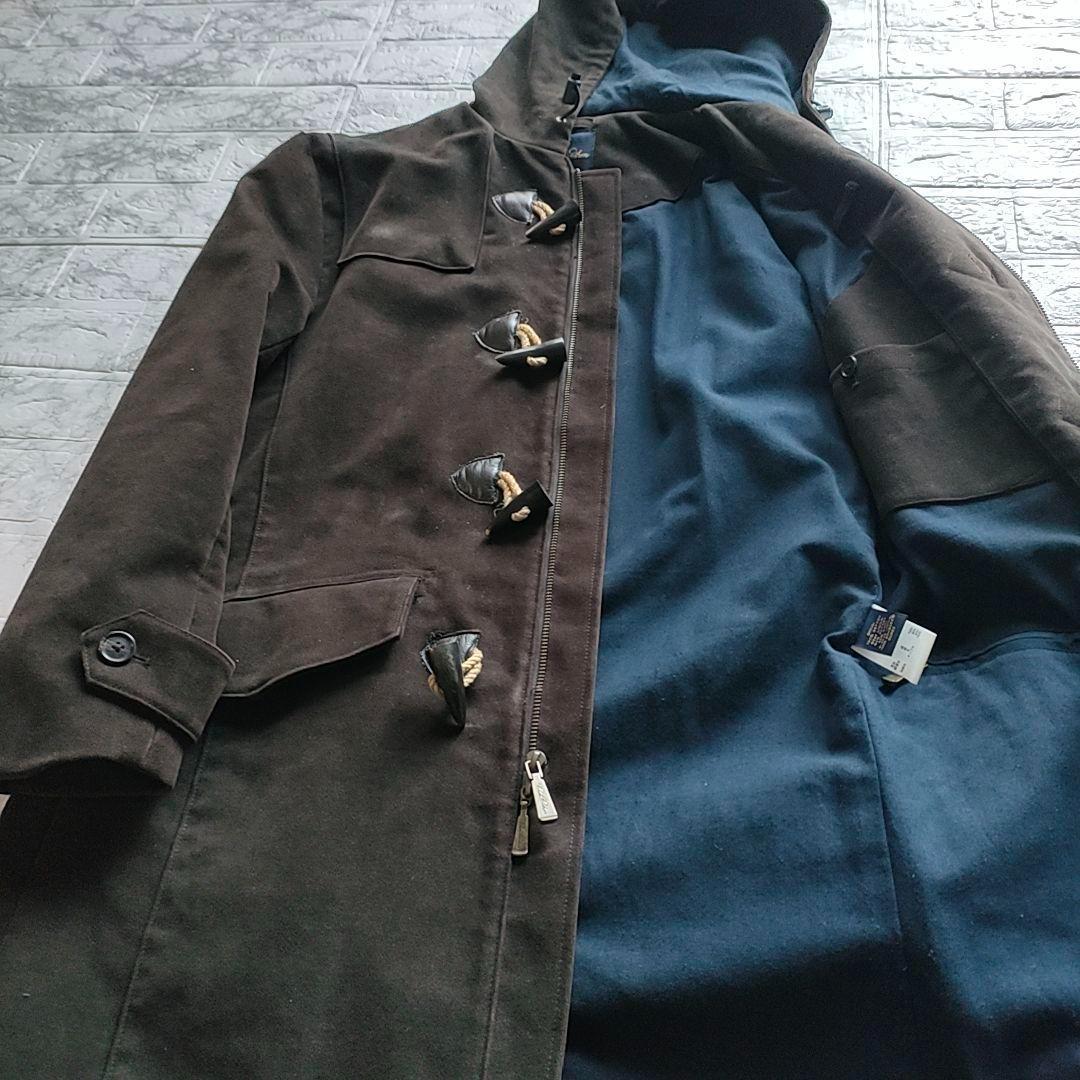 ブルックスブラザーズ モールスキン ダッフルコート ダークブラウン S