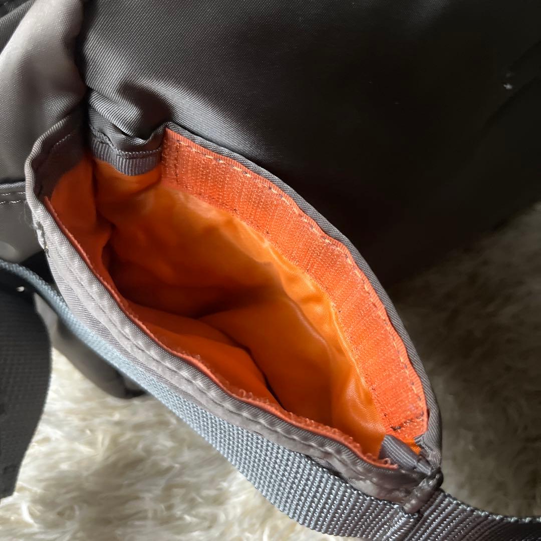 【極美品・色変化あり】ポーター タンカー シルバー　2way ウエストポーチ