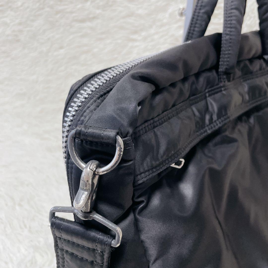 美品 PORTER タンカー 2way ブリーフケース ラウンドジップ