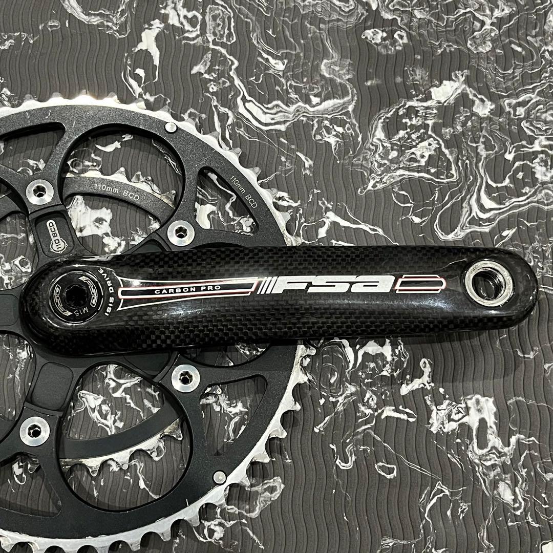 FSA Carbon Pro クランクセット 170mm 50/34T ISIS - メルカリ