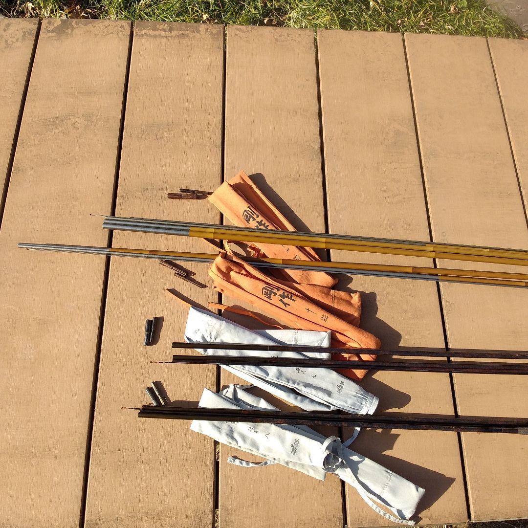 ダイワ抱月9.8尺、シマノ剛作10.11尺 セット販売