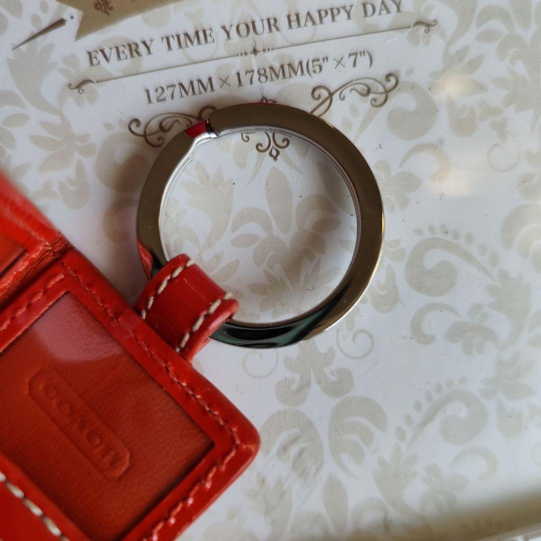 新品　コーチ　COACH キーホルダー　写真入れ