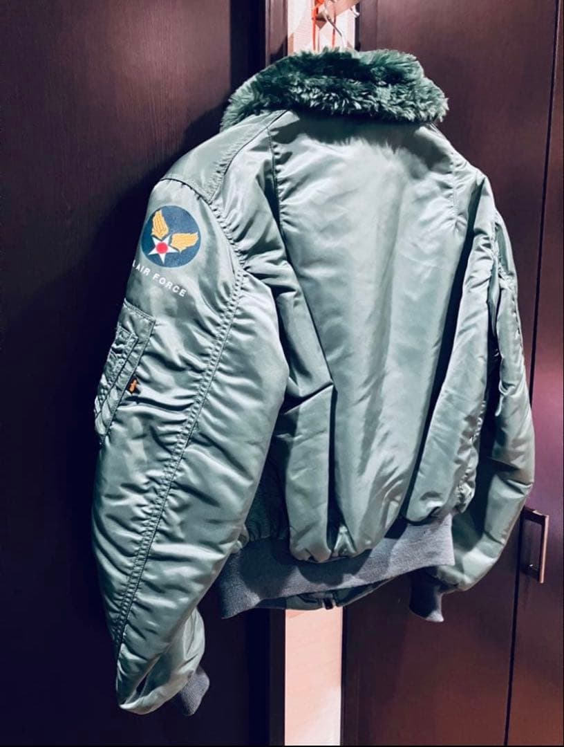 d*9様 ALPHA アルファB-15D フライトジャケット　USA製