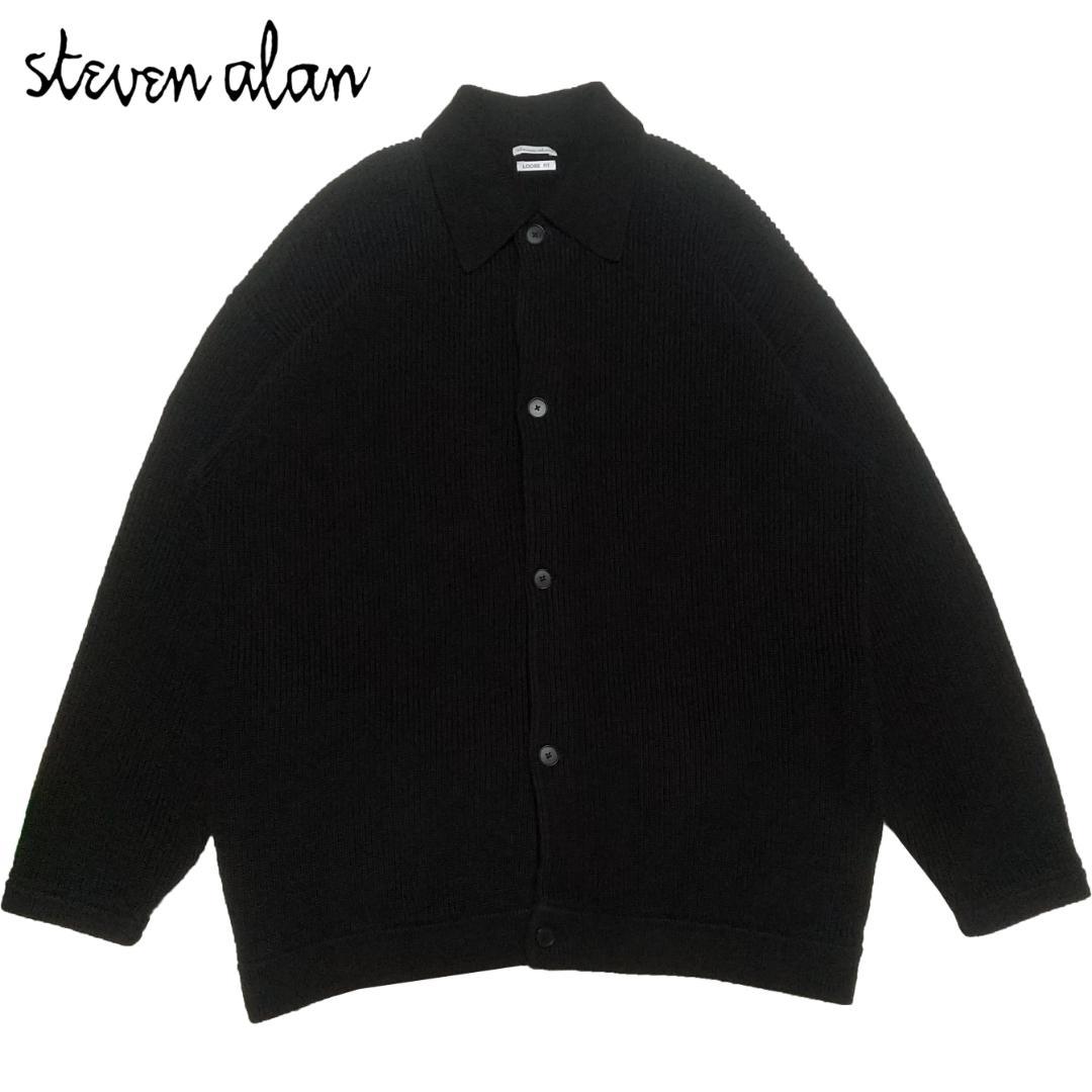 Steven Alan カシミヤ ポロカラー カーディガン LOOSE Lサイズ