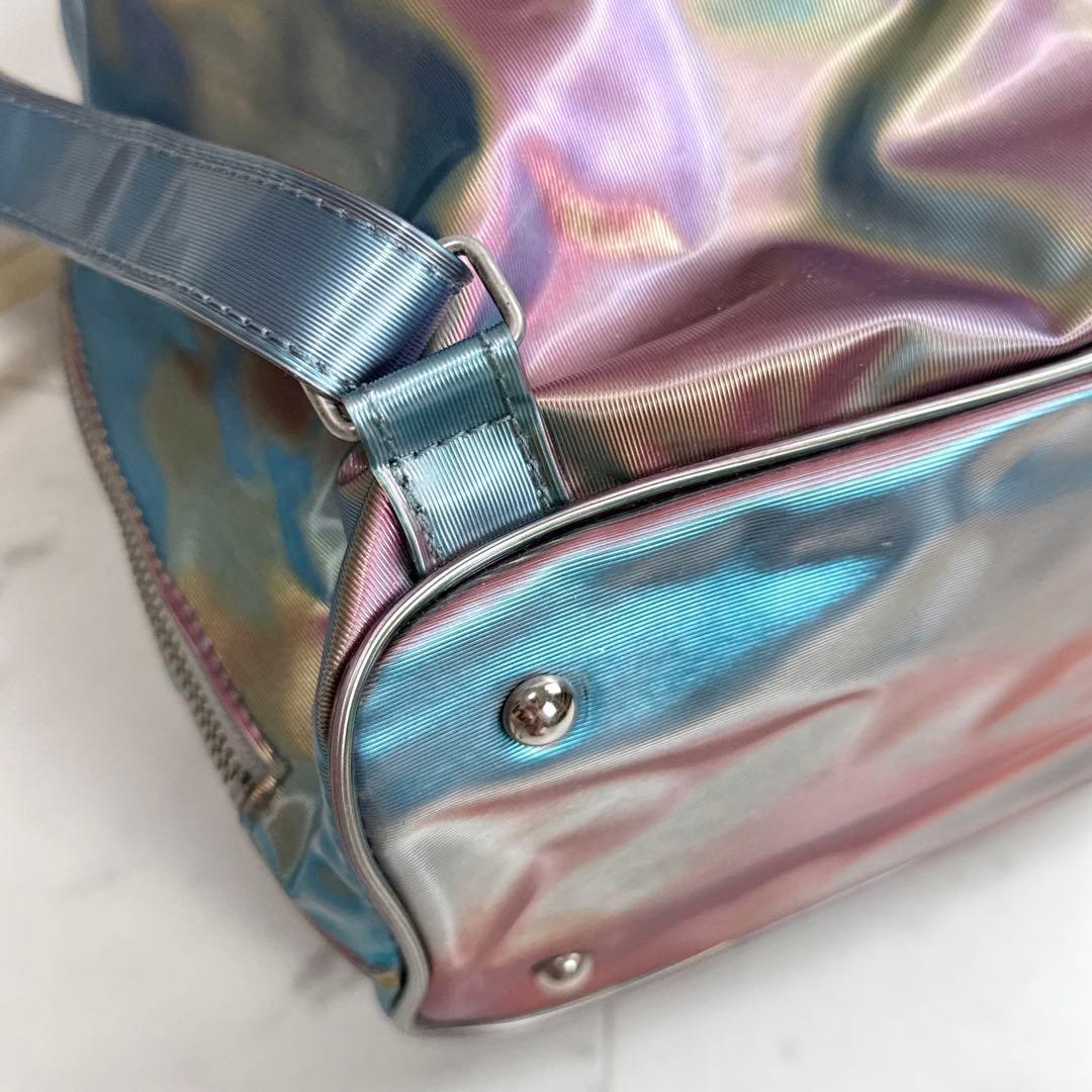 希少 ジャンポールゴルチエ JPGリュック 玉蟲 ブルー ピンク ネオンPVC