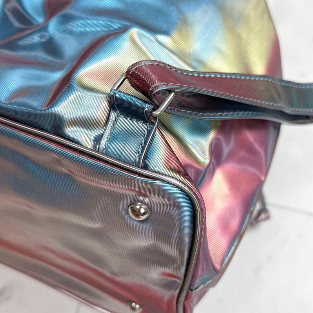 希少 ジャンポールゴルチエ JPGリュック 玉蟲 ブルー ピンク ネオンPVC