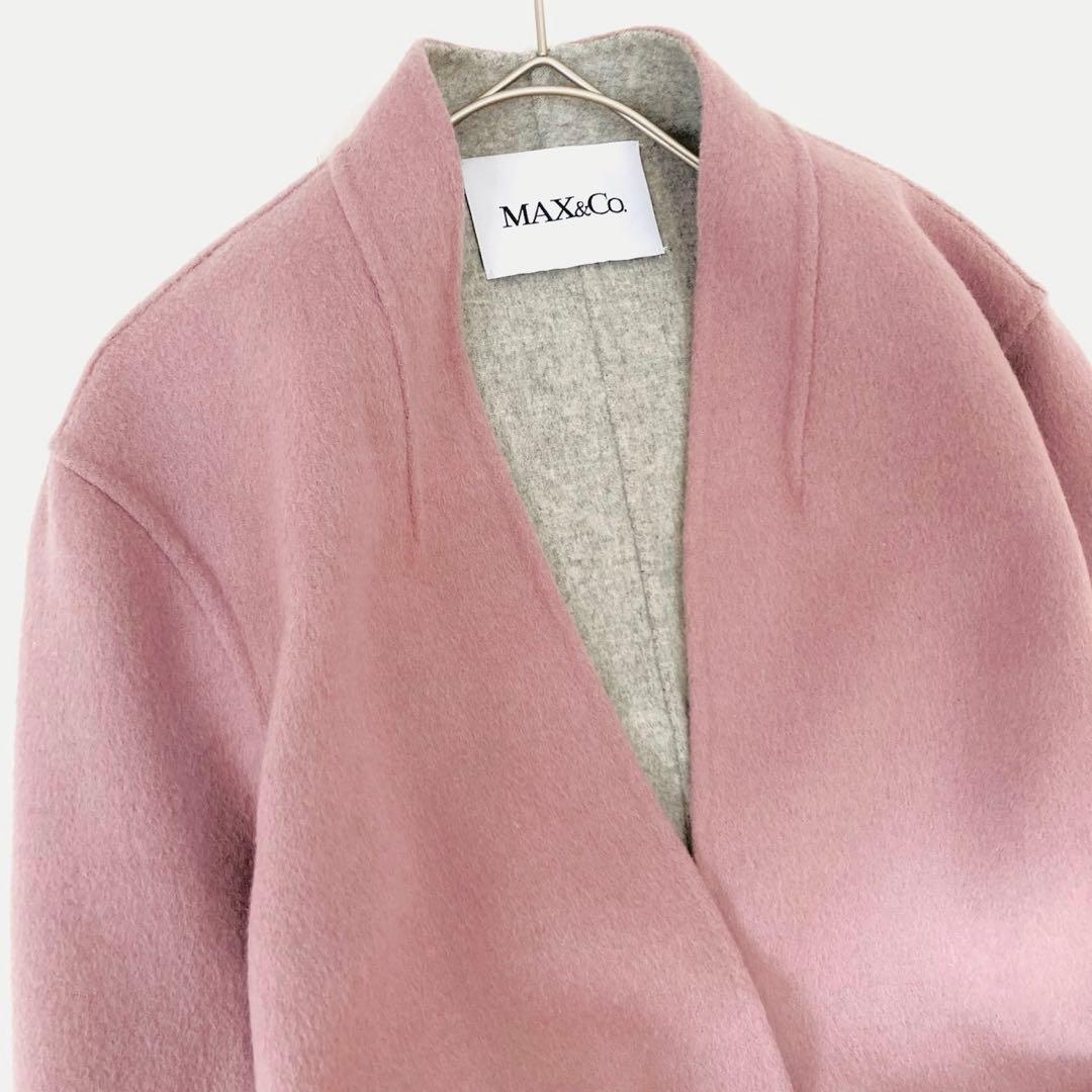 美品✨️現行　マックスマーラ　クチートアマーノ　バイカラーコート　カラーレス　38