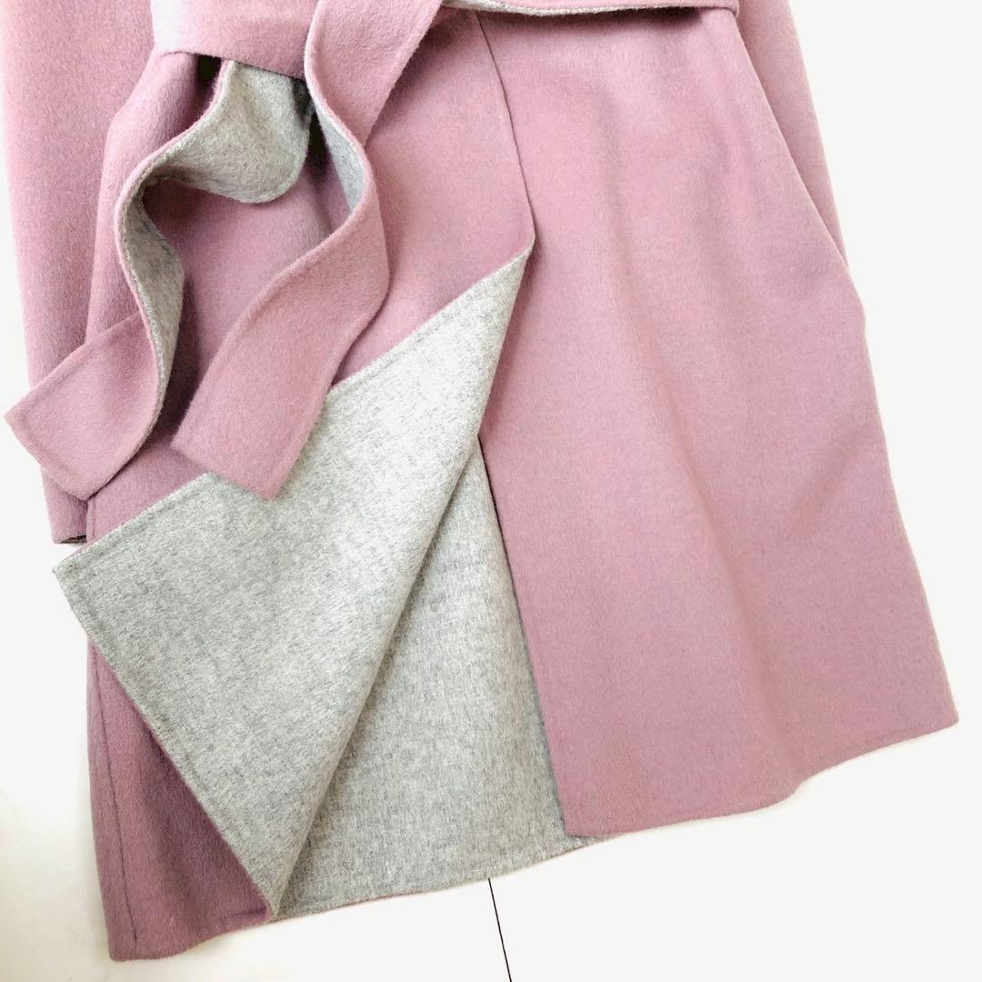 美品✨️現行　マックスマーラ　クチートアマーノ　バイカラーコート　カラーレス　38