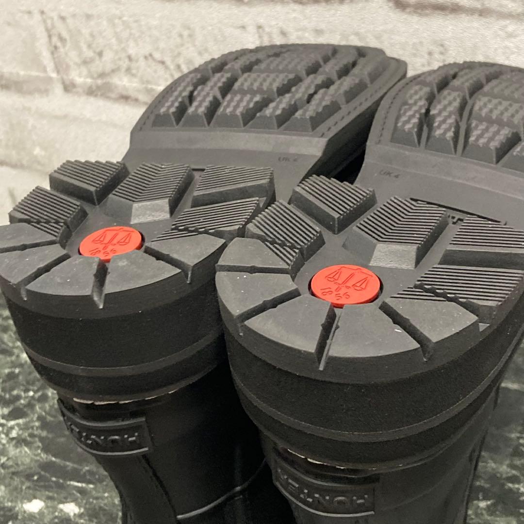 ✨未使用級✨HUNTER リファインドステッチ チェルシーブーツ◇サイドゴア 黒