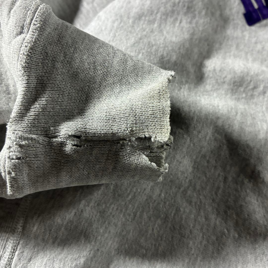 90s USA製リバースウィーブ刺繍HOLY CROSS短丈海外ストリート