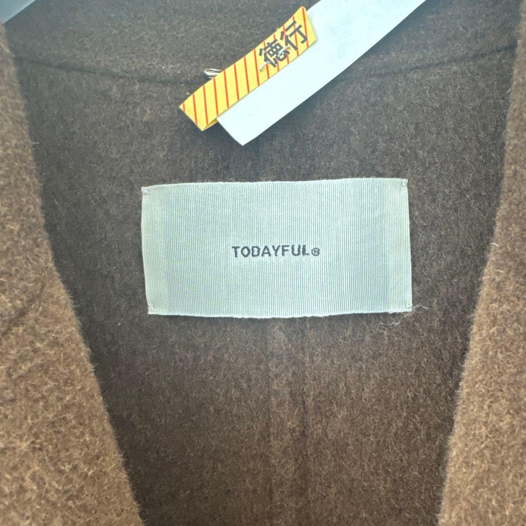 todayful トゥデイフル　wool over coat
