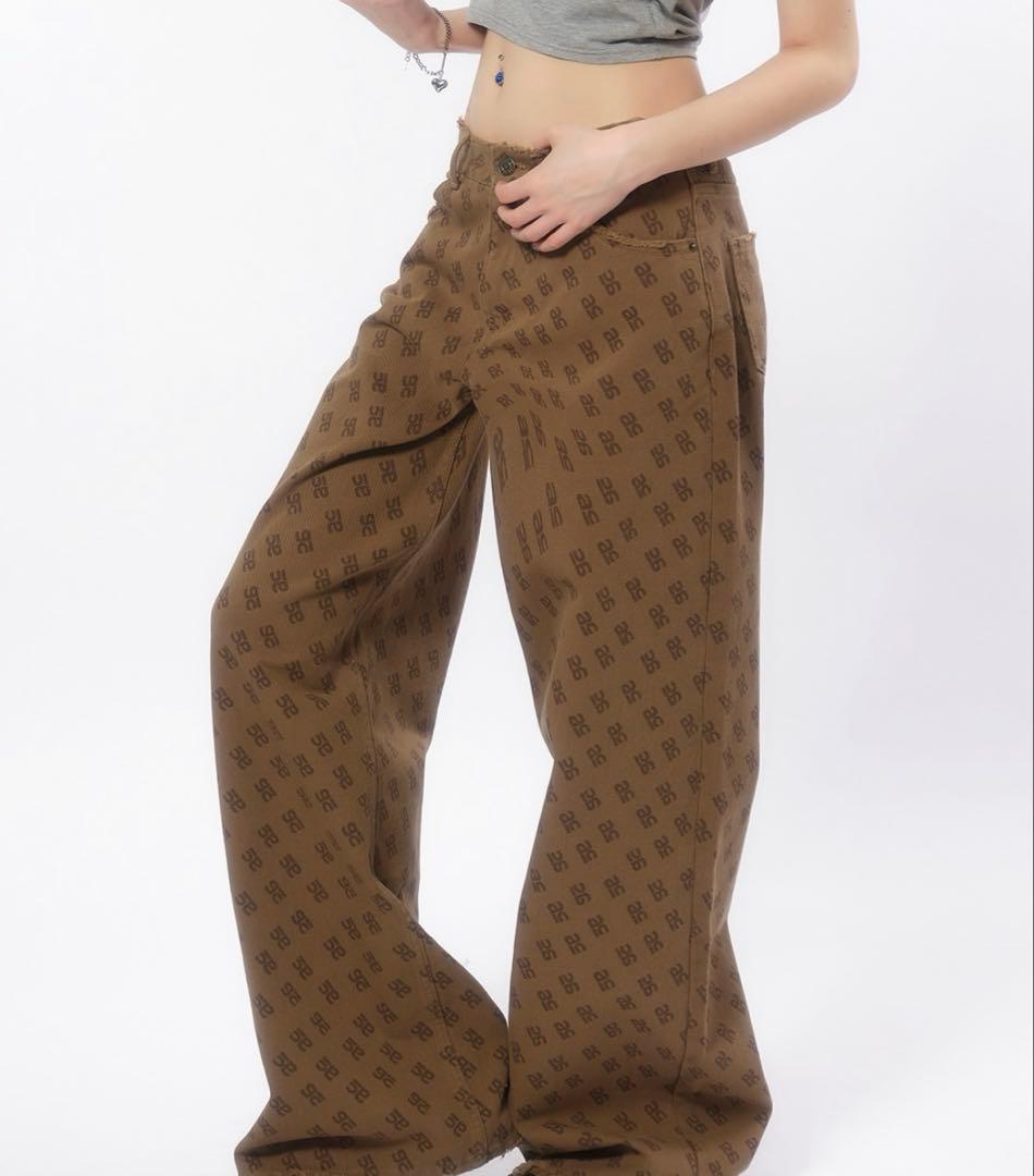 a*a様 ACLENT アクレント　ワイドストレートパンツ　デニム