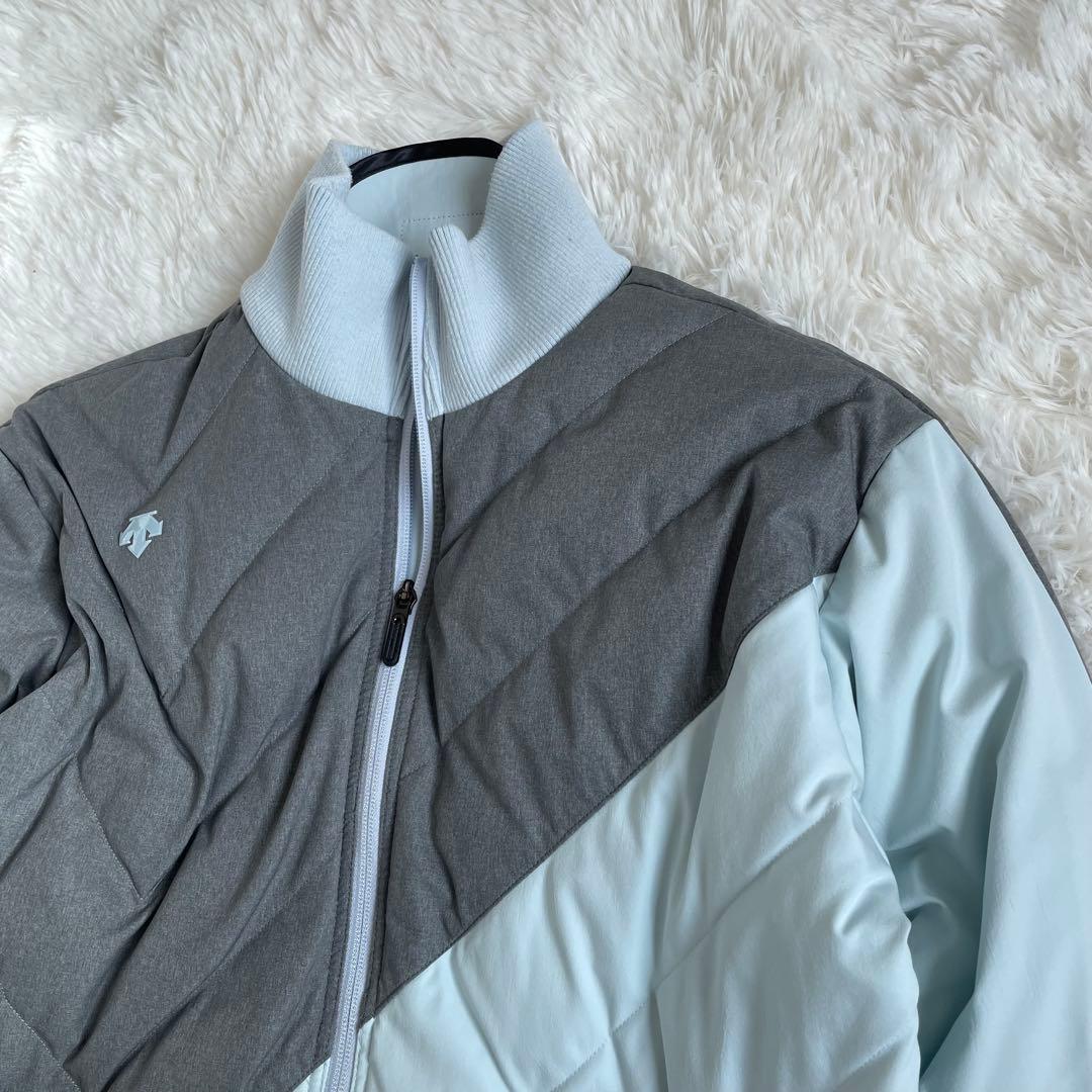 美品　デサント　ツートンカラー　中綿　ダウン　ジャケット　コート