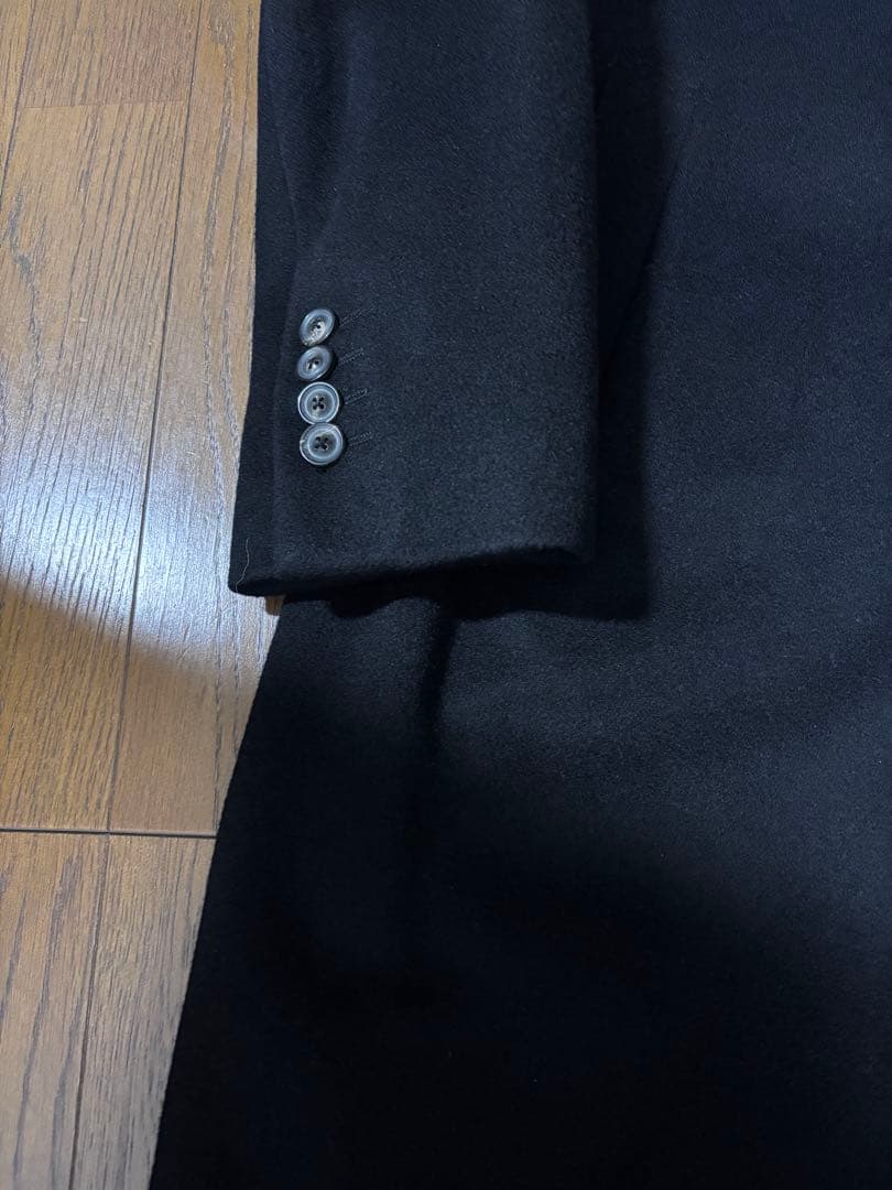 ⭐️【ほぼ未使用】LARDINIラルディーニ　カシミア100%チェスターコート46