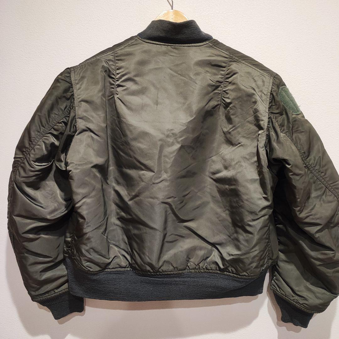 さ*こ様 ALPHA MA-1 フライトジャケット メンズ カーキ ワッペン付