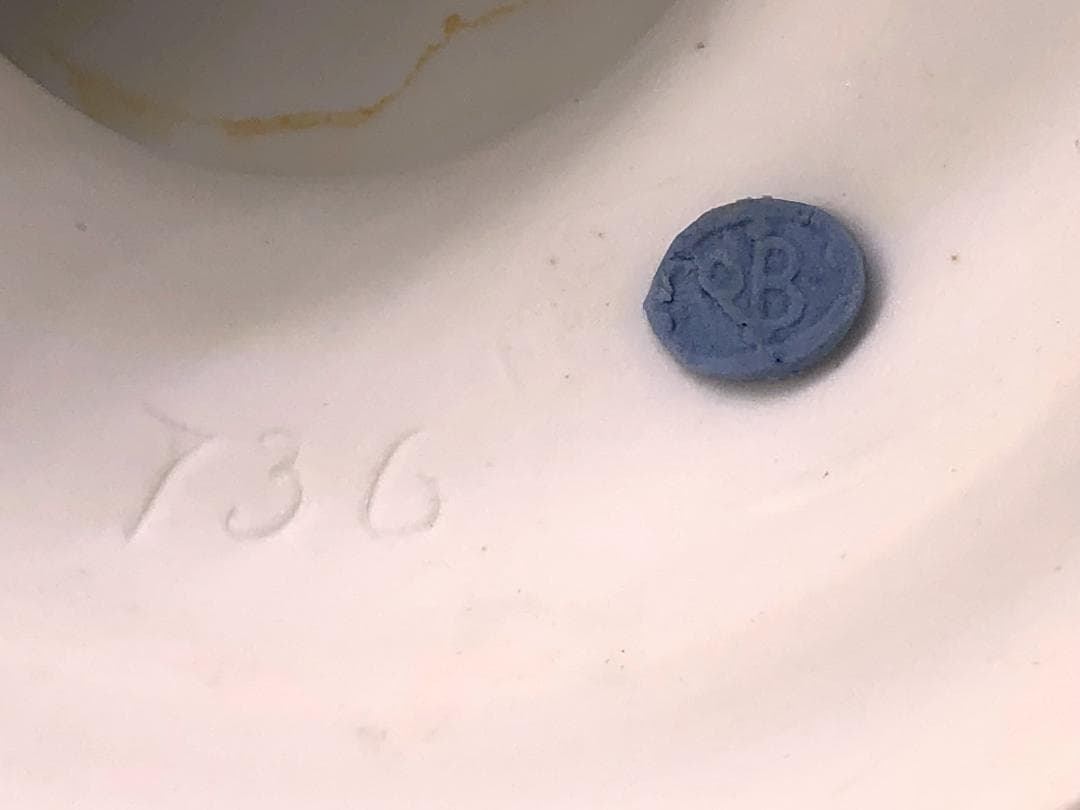 【 C.BauRy制作 】　セラミック貴族胸像　19世紀後期