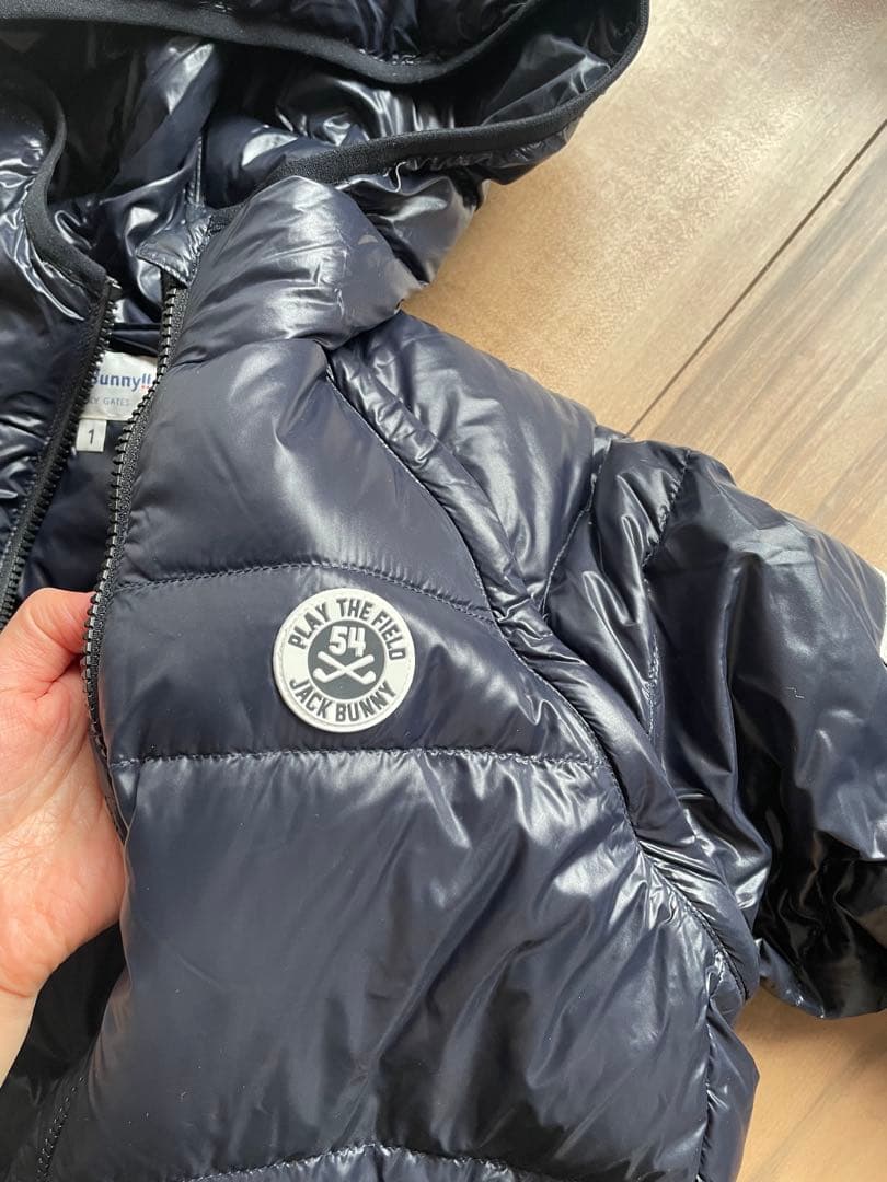 美品★ジャックバニー　ネイビー　ダウンジャケット＋ワンピ　セットアップ★サイズ１