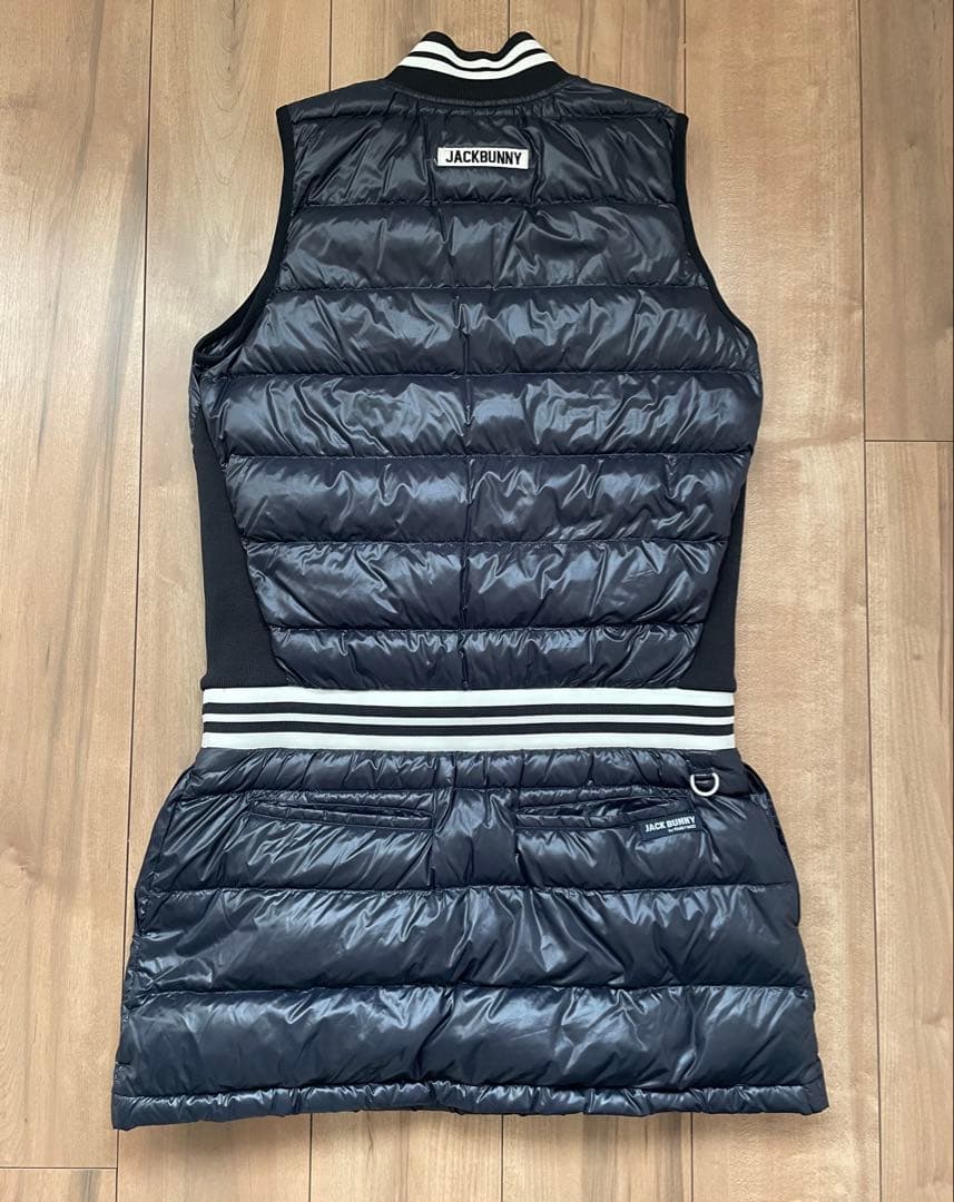 美品★ジャックバニー　ネイビー　ダウンジャケット＋ワンピ　セットアップ★サイズ１