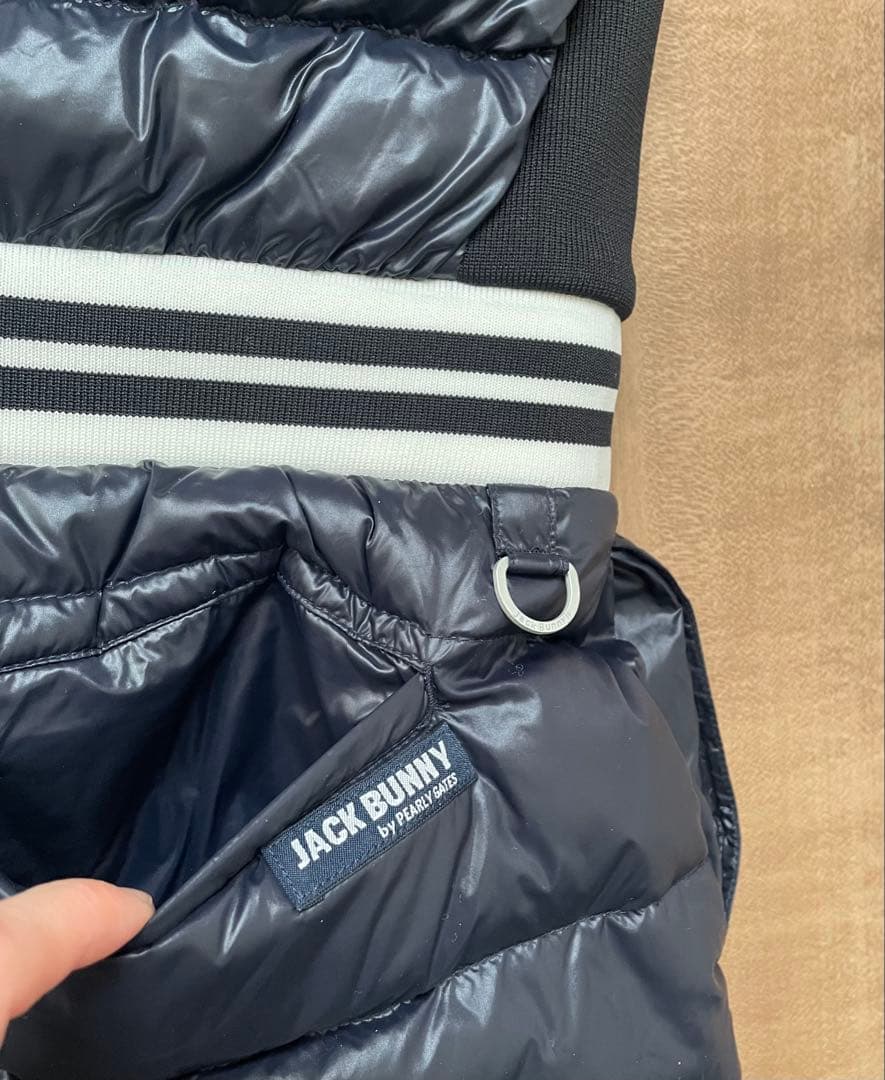 美品★ジャックバニー　ネイビー　ダウンジャケット＋ワンピ　セットアップ★サイズ１