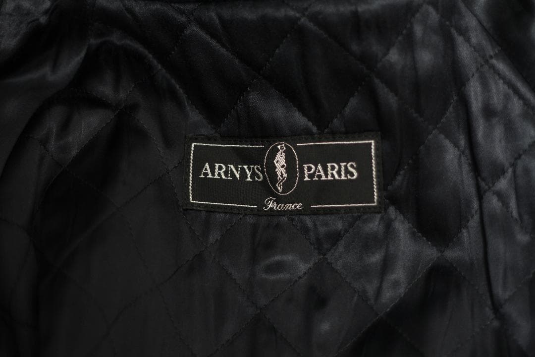 美品/カシミヤ混】ARNYS PARIS 最高級ウールカシミヤ ハーフコート