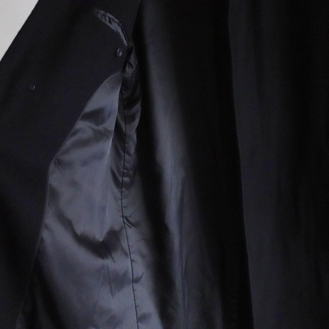 PIERRE BALMAIN ピュアカシミア バルマカーンコート ブラック - メルカリ