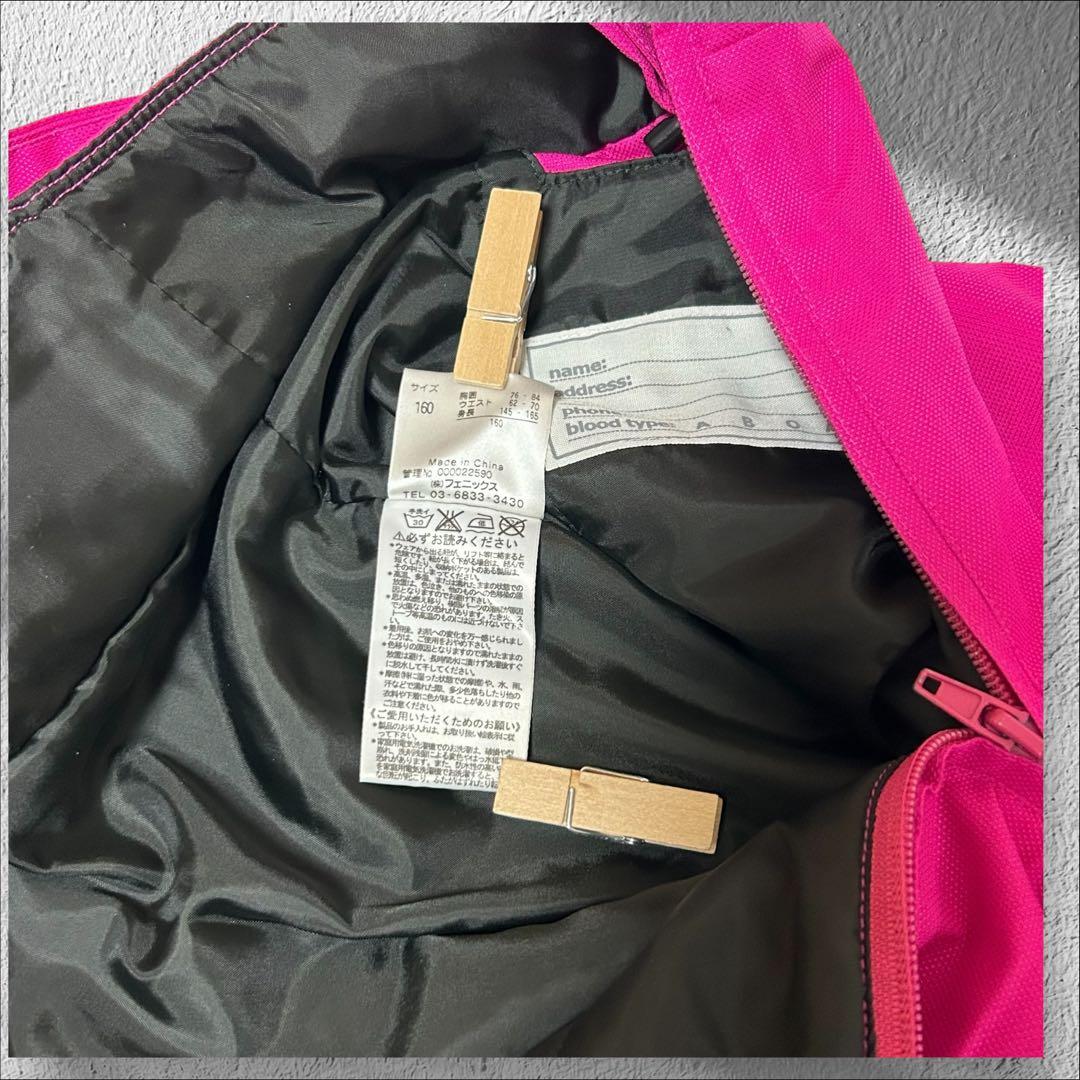 【新品同様】フェニックス 極美品　セットアップ　スキーウェア　女の子　160