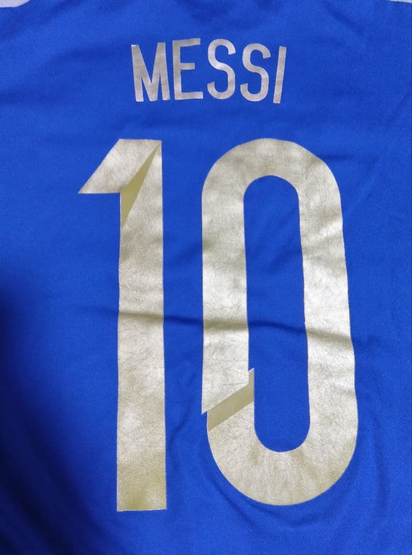 2014年　アルゼンチン代表 アウェイ　メッシ　10番 正規品　当時物