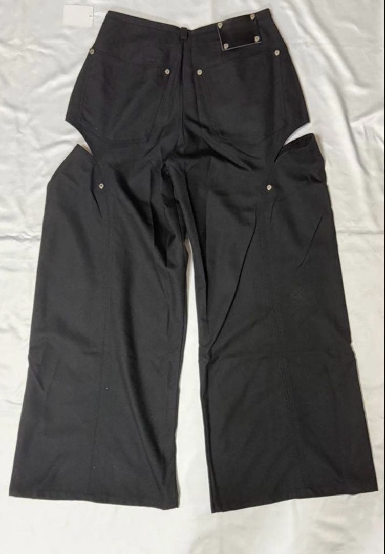 パンツ theredthread Scutting pants black