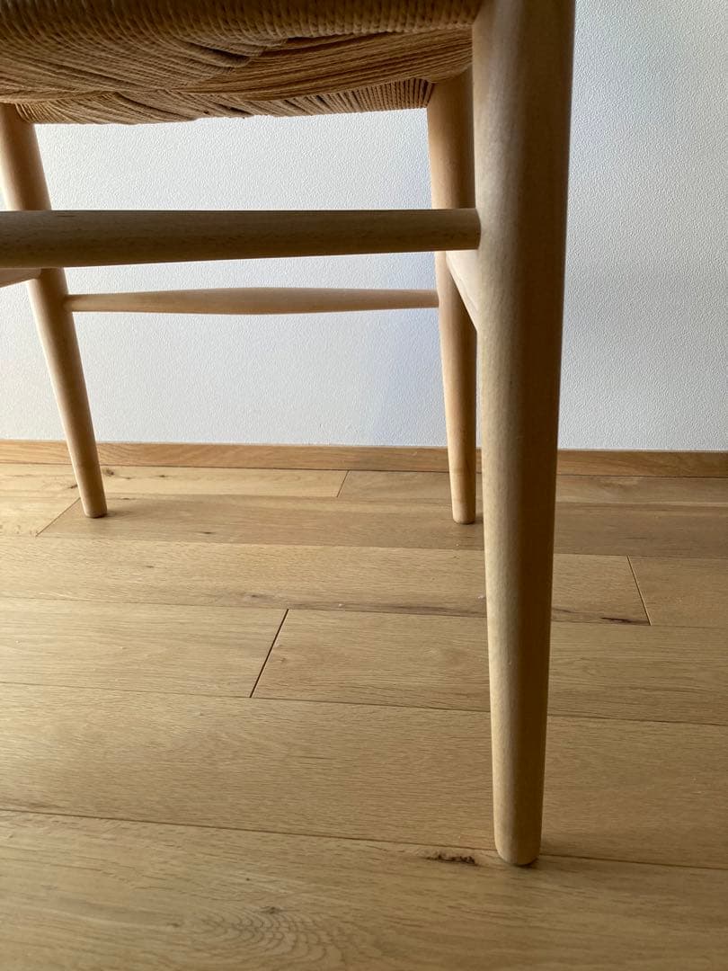 テケテケ　Yチェア ビーチ材 ソープ ①