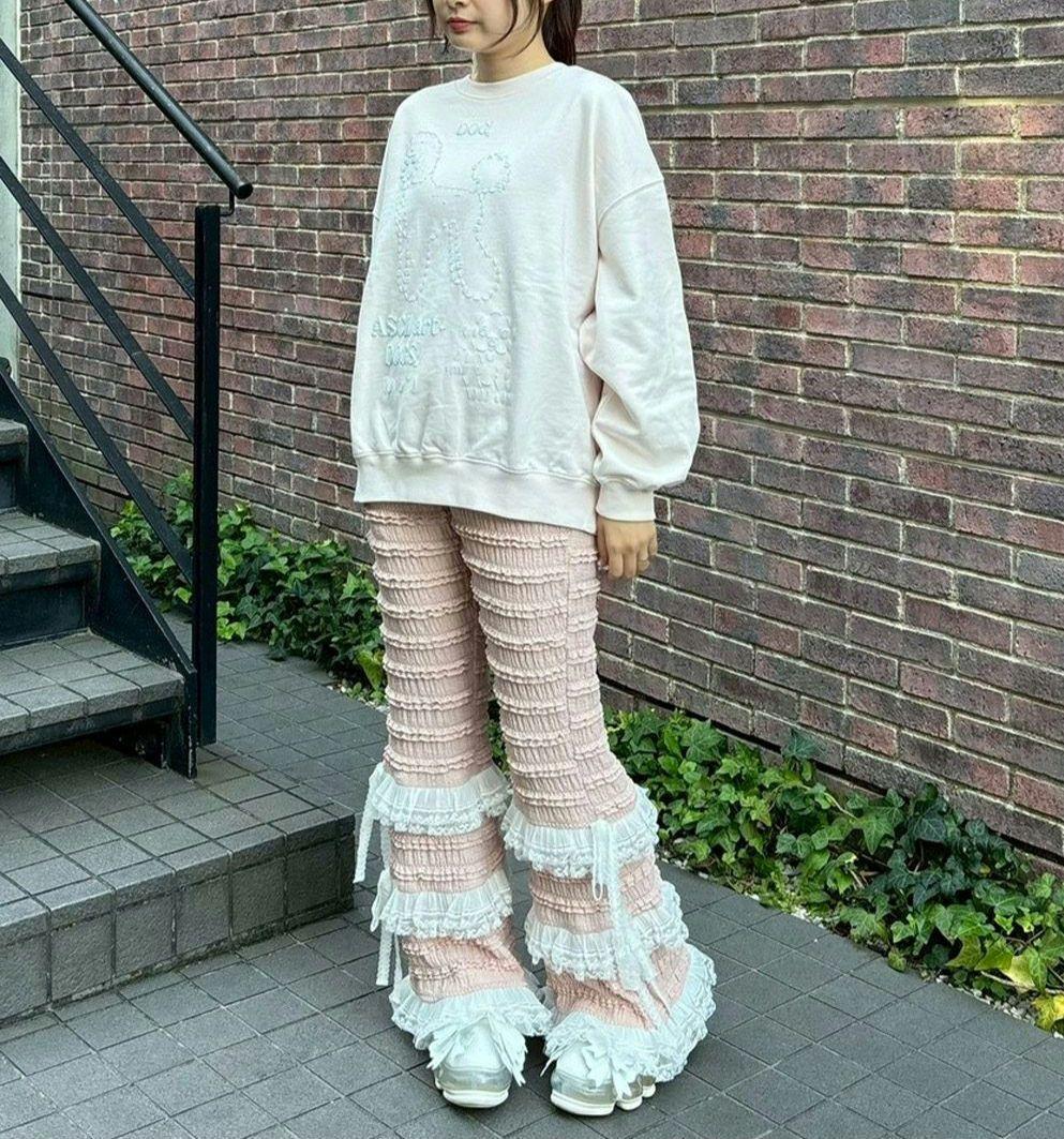 Candystripper♥ピンク★フリルレースパンツ