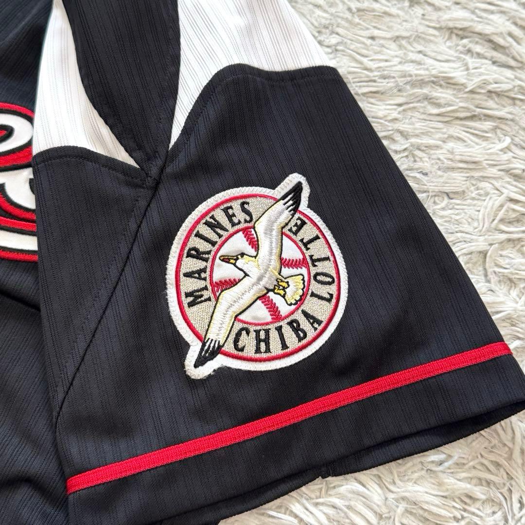 刺繍ワッペン 千葉ロッテマリーンズ 安田尚憲 カスタム ユニフォーム L