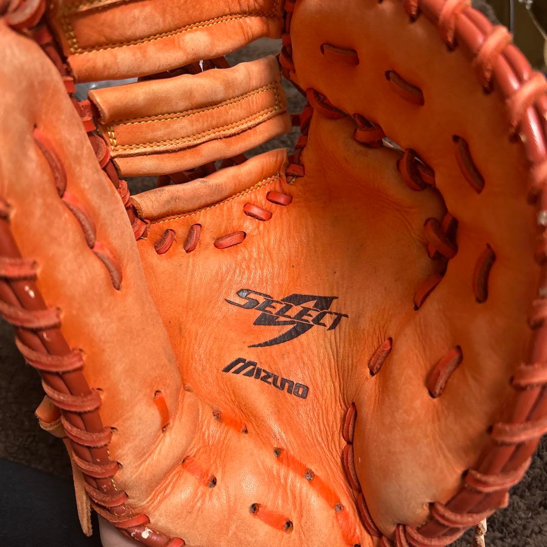 Mizuno SELECT79 軟式グローブ オレンジ