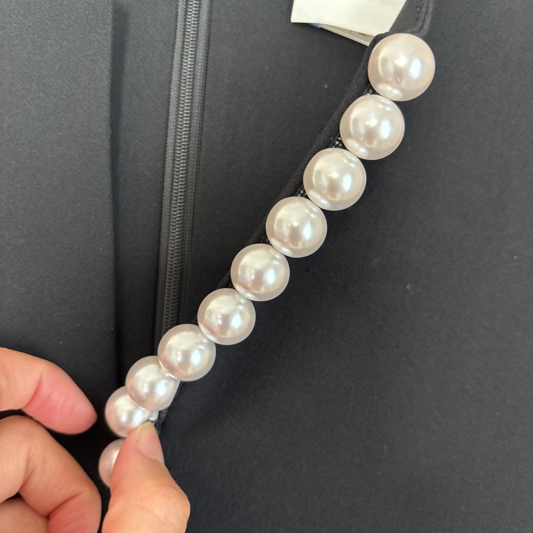 美品✨YOKO CHAN黒のノースリーブタイトワンピース38