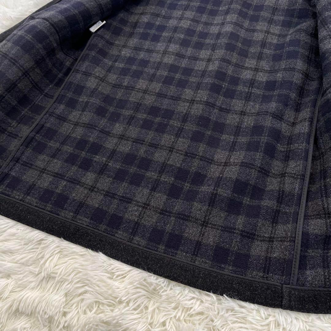 極美品✨英国製　グローバーオール　ダッフルコート　ブラック　Lサイズ