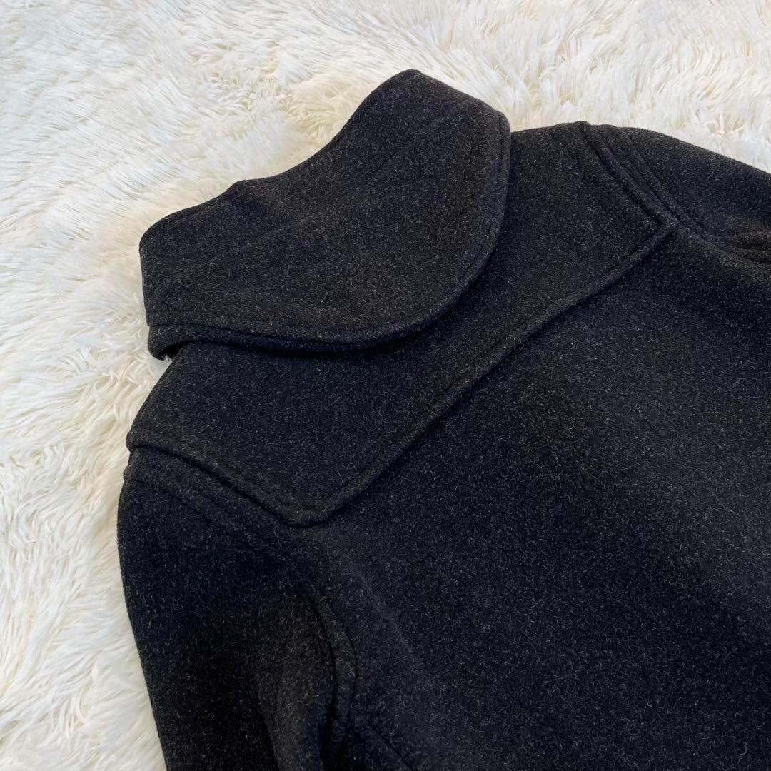 極美品✨英国製　グローバーオール　ダッフルコート　ブラック　Lサイズ