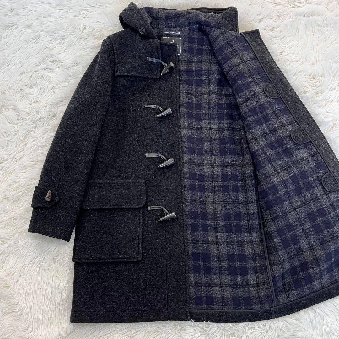 極美品✨英国製　グローバーオール　ダッフルコート　ブラック　Lサイズ