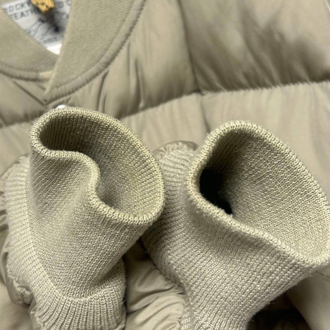 ロッキーマウンテン ダウンジャケット 日本製 40 ベージュ