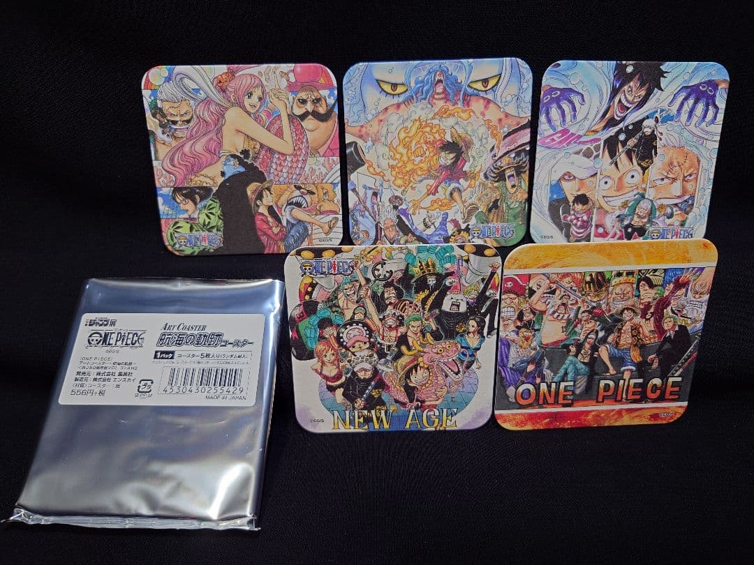 ジャンプ展 アートコースター ワンピース〜航海の軌跡〜コースター 全