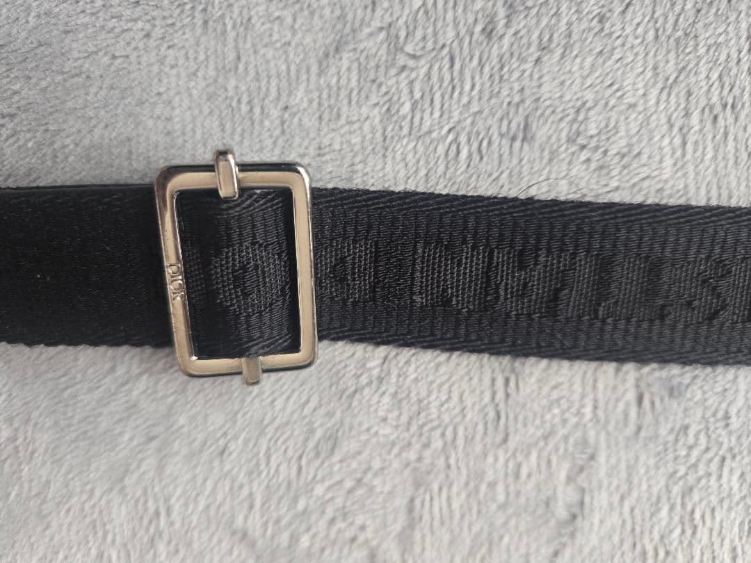 tkd　Dior 黒ショルダーバッグ ロゴ入り