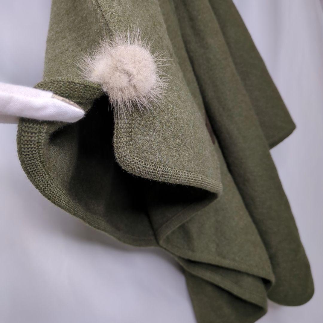 購入者様決定✨GEIGEIR ガイガー ウール マント ゆったりニット ポンチョ