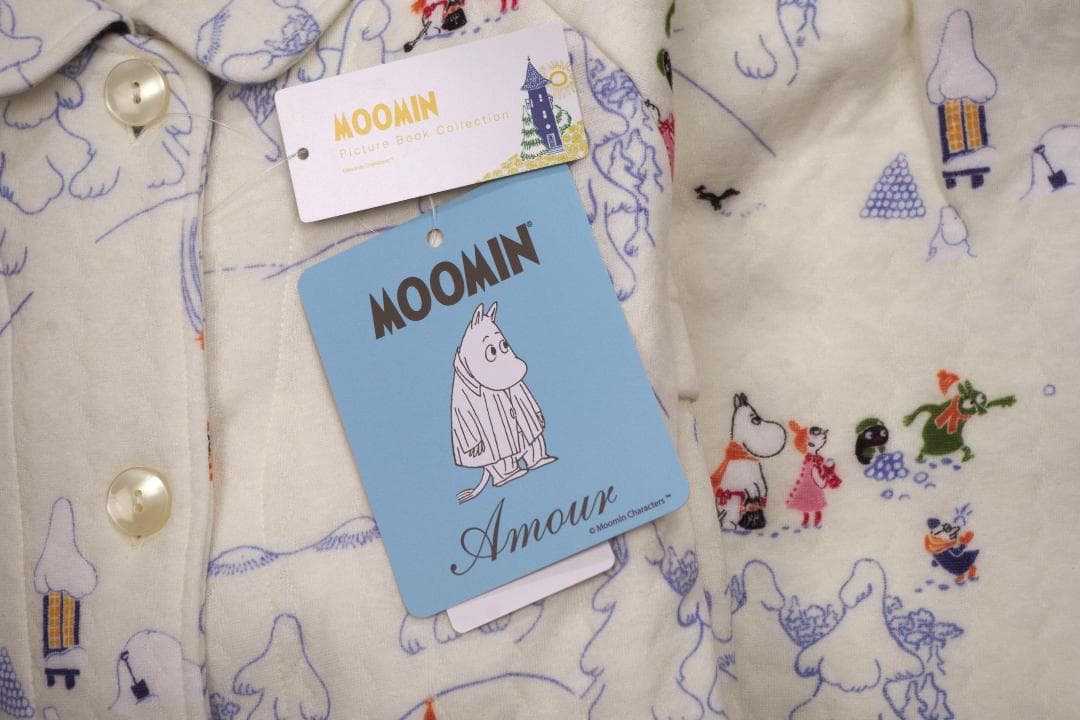 【新品】ムーミンMOOMIN/アムール　秋冬物中綿いりパジャマ（L)②
