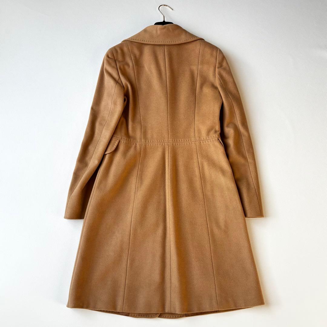 マックスマーラ　Max&Co. アンゴラ混　チェスターコート　キャメル　40