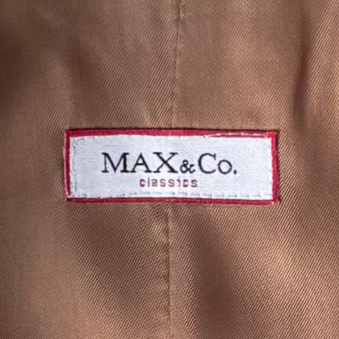 マックスマーラ　Max&Co. アンゴラ混　チェスターコート　キャメル　40