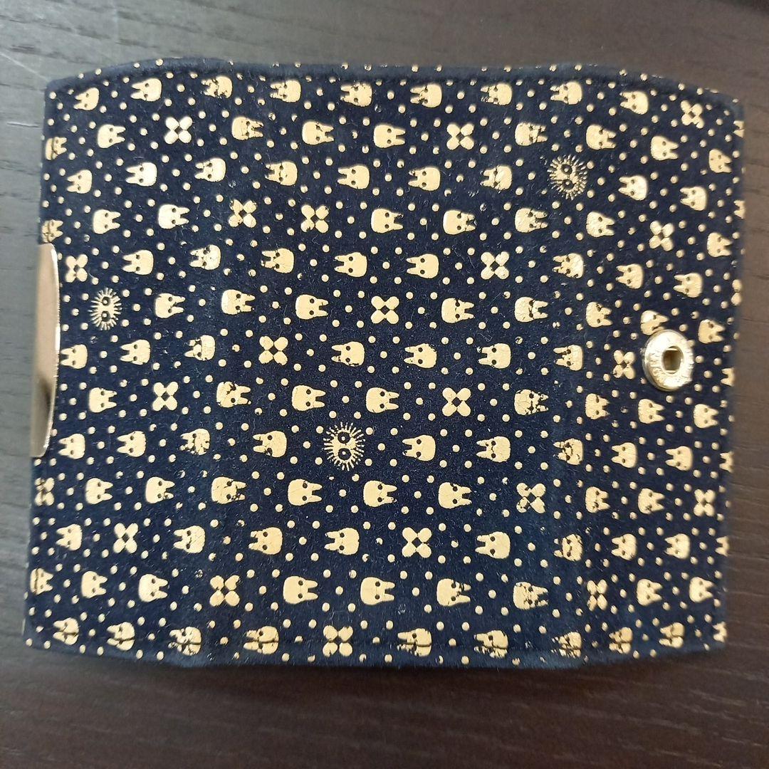 ジブリ　となりのトトロ　伝統印伝シリーズ　キーケース　紺　青