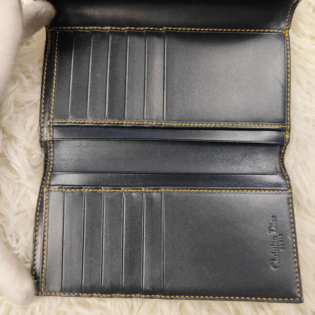 Dior クリスチャンディオール 長財布 トロッター キャンバス