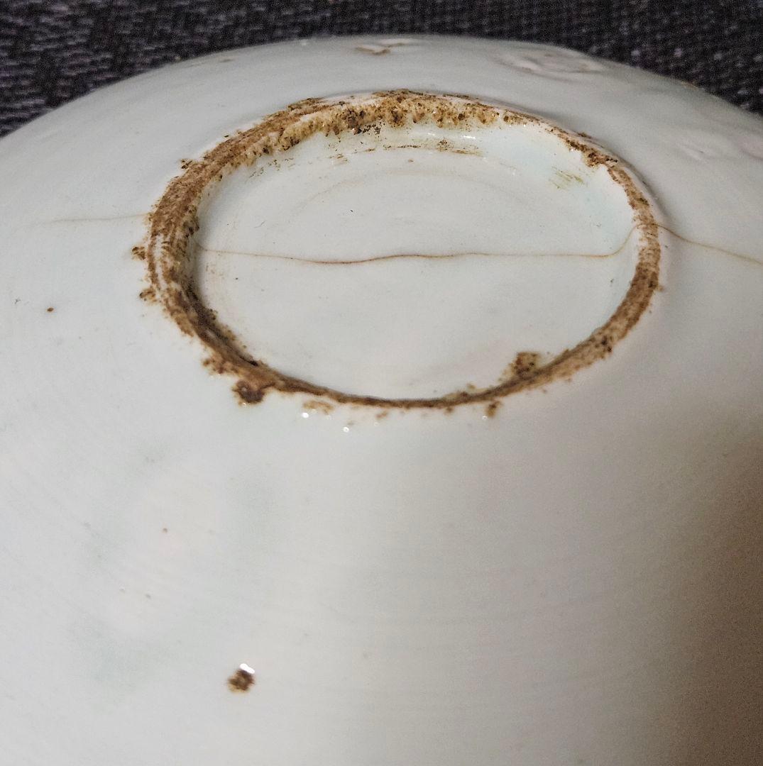 【本物保証❗️】江戸時代初期　初期伊万里　染付　山水帆掛舟渡り鳥図14.1cm皿