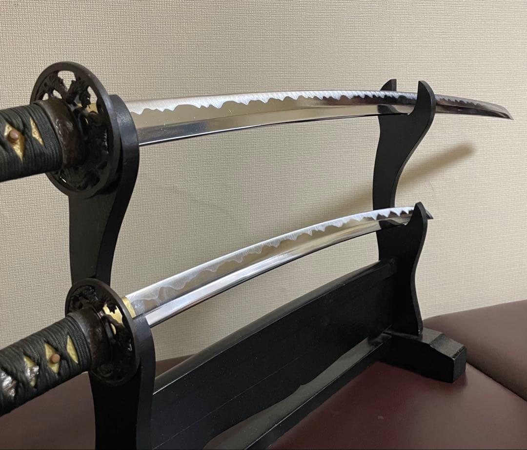 ハチワレ様専用 模造刀 居合刀 太刀 脇差 刀掛け 武具 U0331
