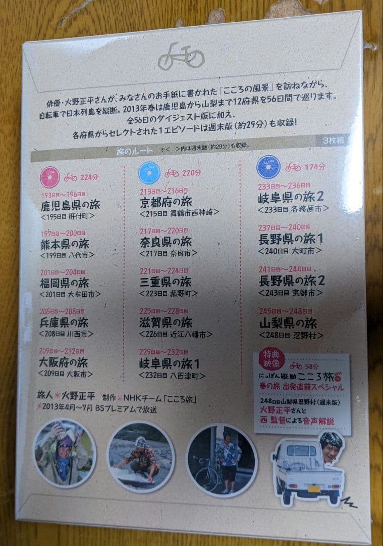 にっぽん縦断こころ旅　2013春の旅セレクションDVDボックス