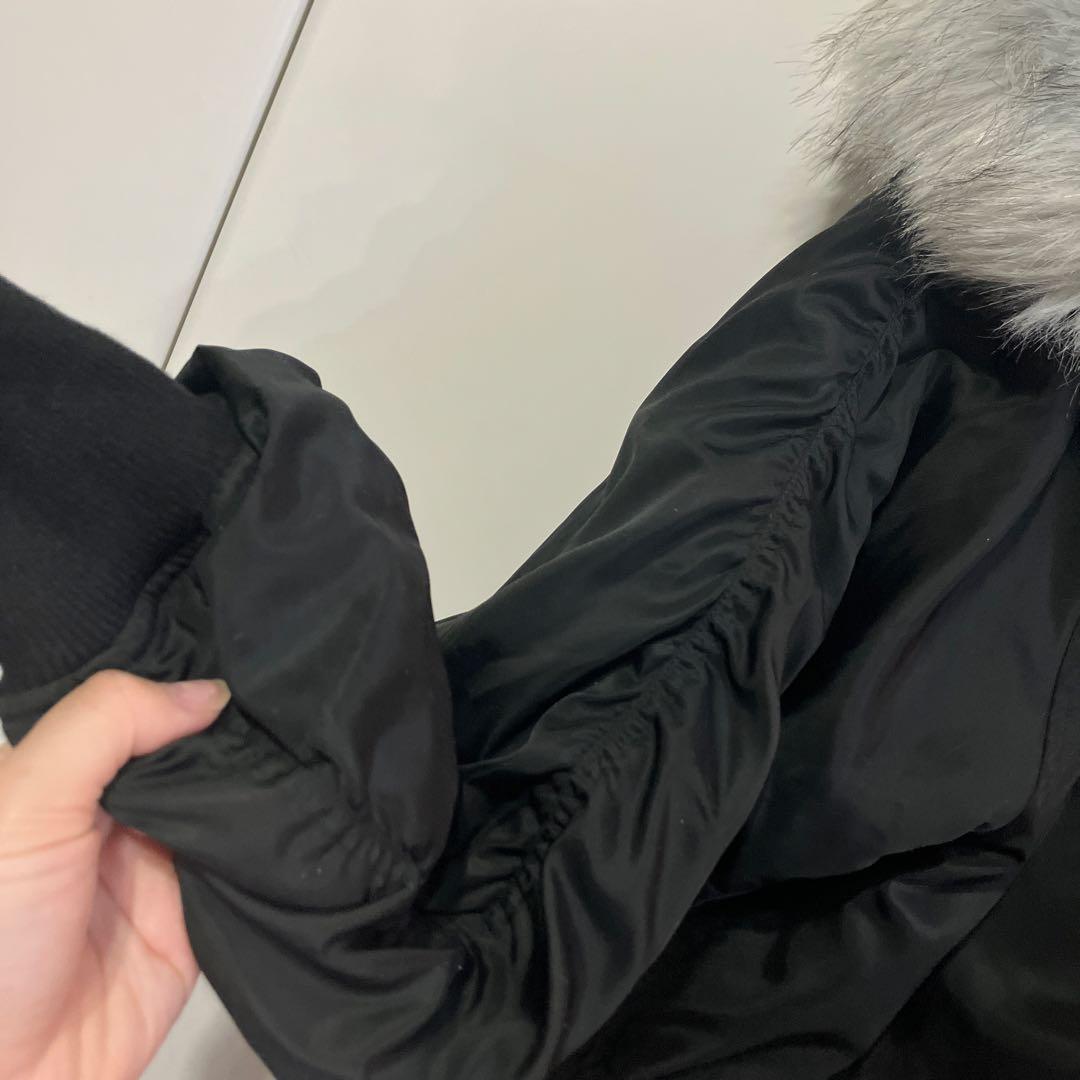 ルシェルブルー　ダウン　ロングコート　モッズコート Ｎ－２コンバーチブル　ファー