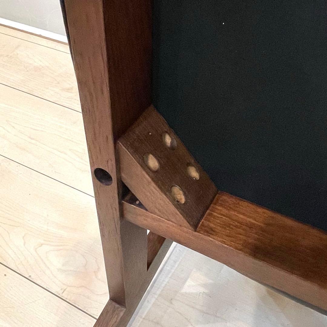 【美品】ACTUS リレート ダイニングチェアC 本革 天然木 北欧 モダン ②